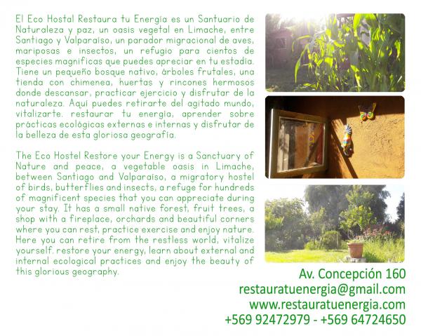 Fotografía 3 de Restaura tu Energía - Hostal Ecológico en Limache en Limache, Valparaiso