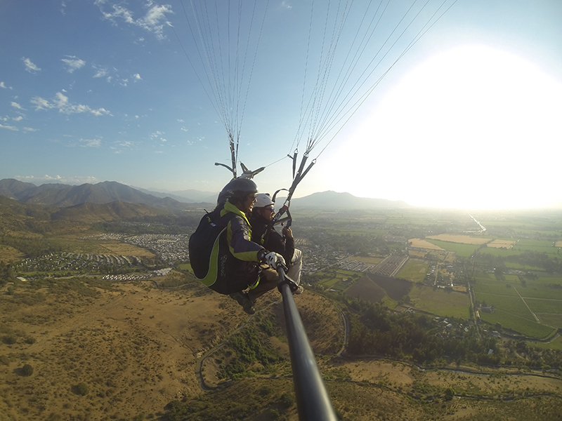 Fotografía 3 de Escuela de Parapente en Rancagua- Machalí. Vuelos biplazas  en Rancagua, Ohiggins