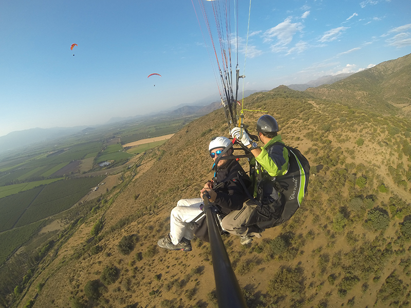 Fotografía 4 de Escuela de Parapente en Rancagua- Machalí. Vuelos biplazas  en Rancagua, Ohiggins