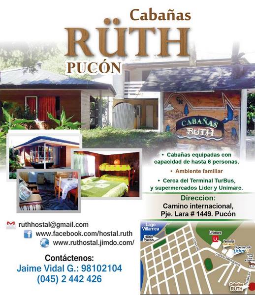 Fotografía 2 de Cabañas Ruth en Pucon en Pucon, Araucania