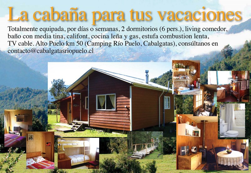 Fotografía 7 de Camping Río Puelo, turismo, cabañas en Cochamo, Los Lagos