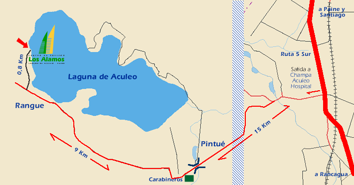 Fotografía 5 de Cabañas y Camping Laguna de Acúleo en Paine, Metropolitana