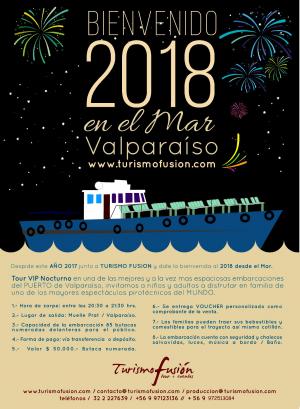 TOUR AÁO NUEVO EN EL MAR 2018 VALPARAISO // VIÁA DEL MAR // ARRIENDO EMBARACIO