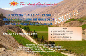 LA SERENA, COQUIMBO, VALLE DEL ELQUI, RESERVA PINGUINO DE HUMBOLDT, PLAYAS YONGO en Concepcion, Bio Bio