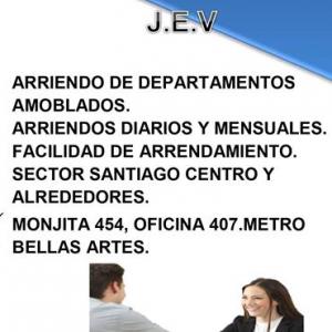 Departamentos Amoblados por Dias Santiago Centro en Santiago, Metropolitana