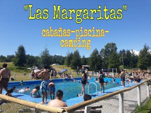 Cabañas, camping ,piscina Las Margaritas en Curacautin, Araucania