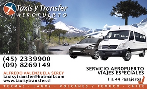 Taxis, Transfer, Aeropuerto Araucania ,Pucon  en Freire, Araucania