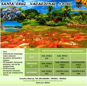 Santa Cruz Vacacional 5 Dias, Misional Tours