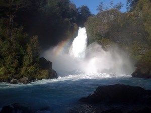 Hostal Huilonelfuy en Neltume en Panguipulli, Los Rios