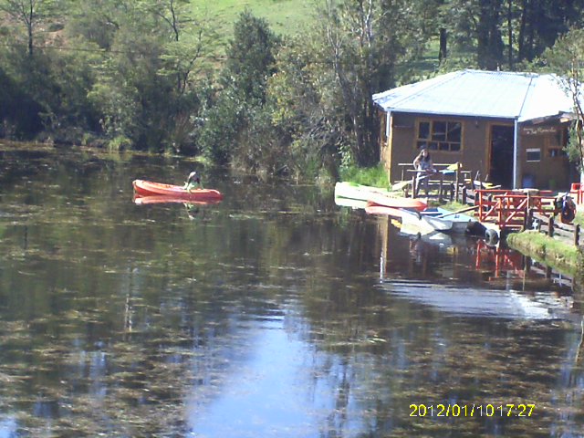 Kayak en Laguna, Chiloe. en Castro, Los Lagos